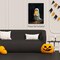 Citrus; Cute Ghost Canvas Wall Art – Spooky Ghost Holding Candle, Vintage Halloween Painting, Gothic Bedroom & Haunted House Decor, 16x24 Inches (Unframed); Category:Halloween Decorations; Image:4